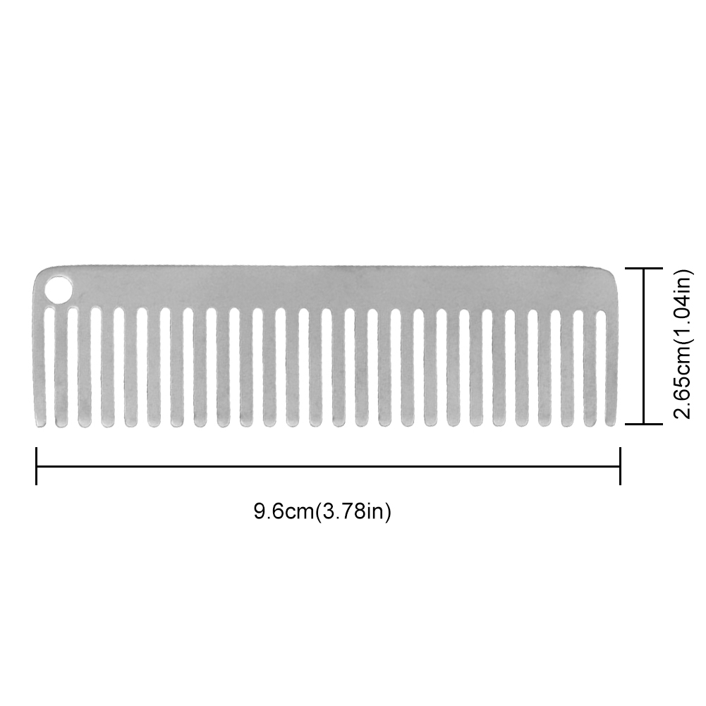 Comb Pocket Titanium - Pettine in titanio antistatico, pettine da