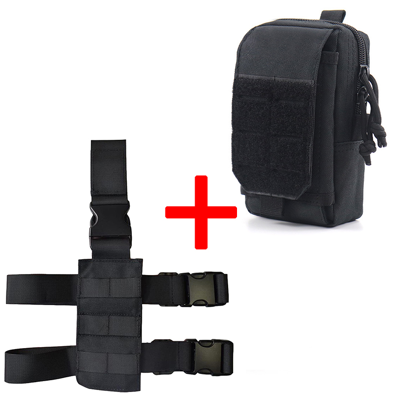 Edc Carry Belt - Impianto tattico MOLLE per coscia con