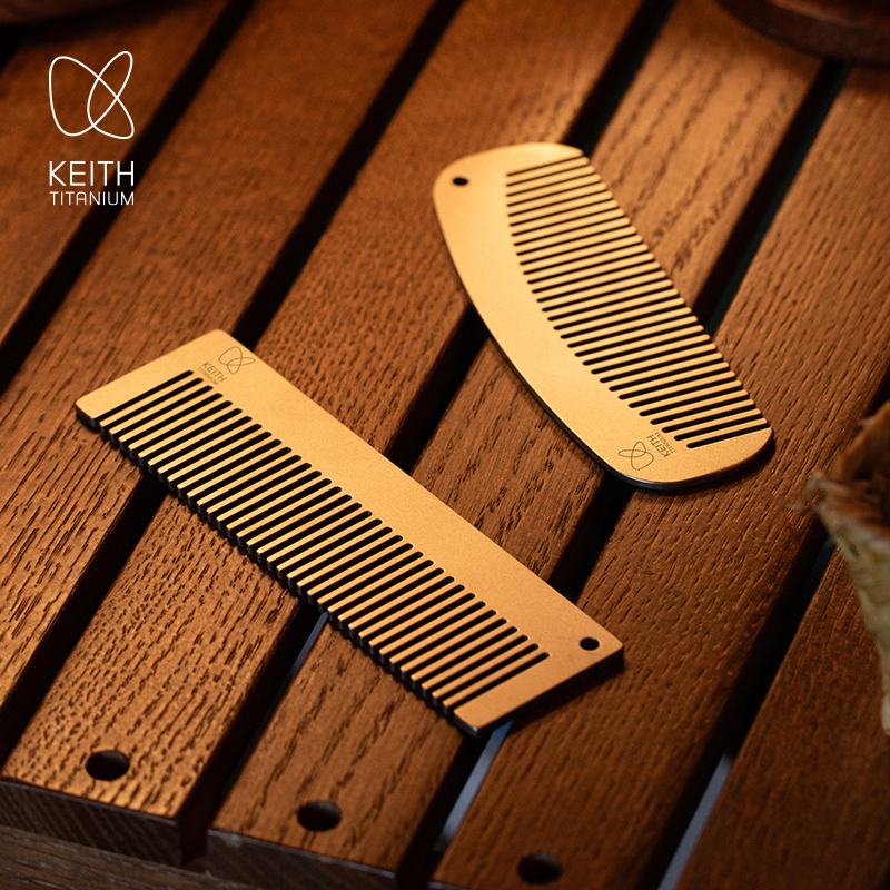 Comb Pocket Titanium - KEITH Pettine a Borsa in Titanio