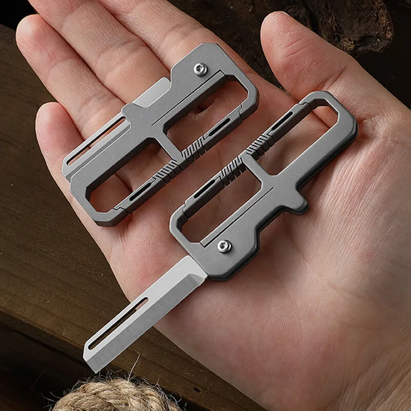 Edc Carry Knife - Coltello Tascabile Pieghevole in Titanio FEGVE