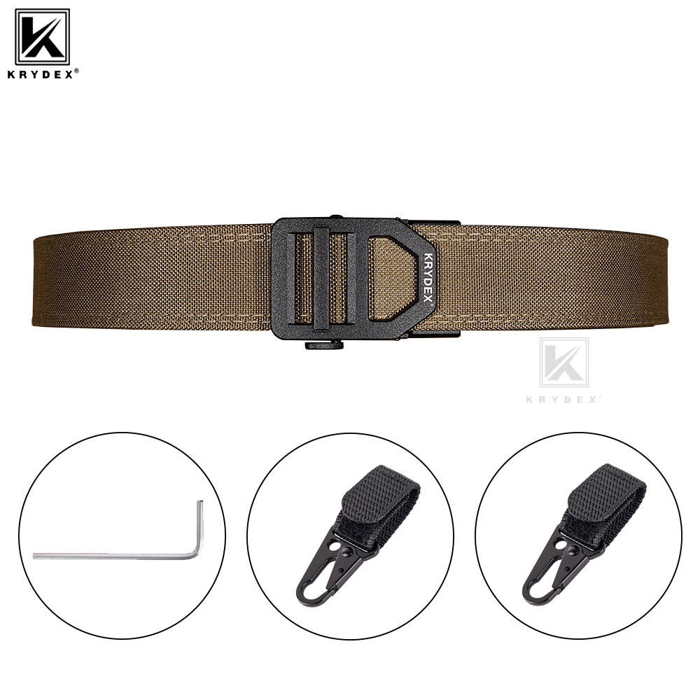 Edc Carry Belt - Cintura tattica KRYDEX da 1,5 pollici,