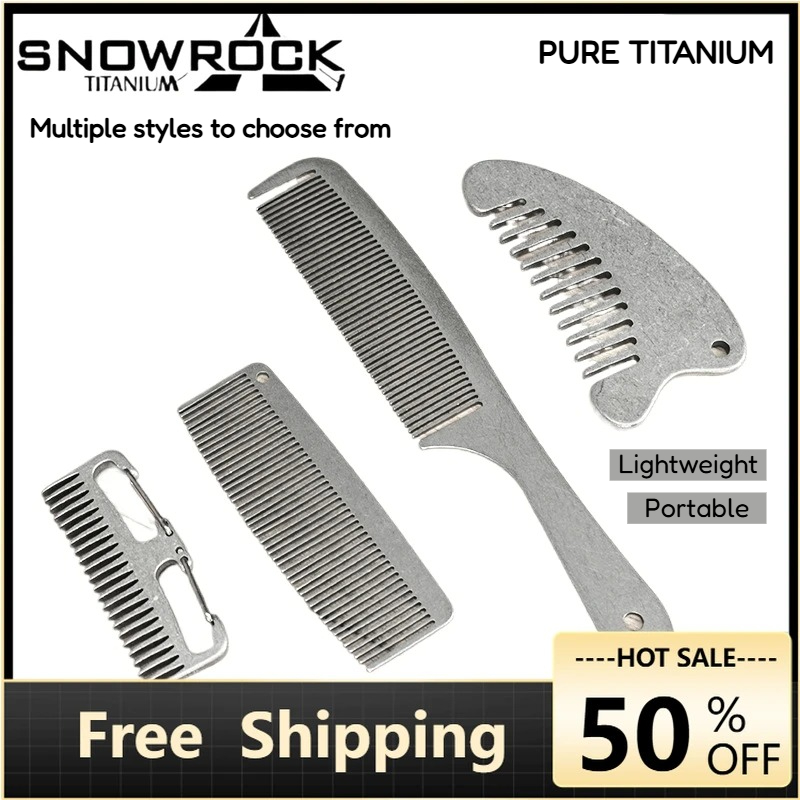 Pettine a Mezzaluna SNOWROCK i - Comb Pocket Titanium recensione e prezzo