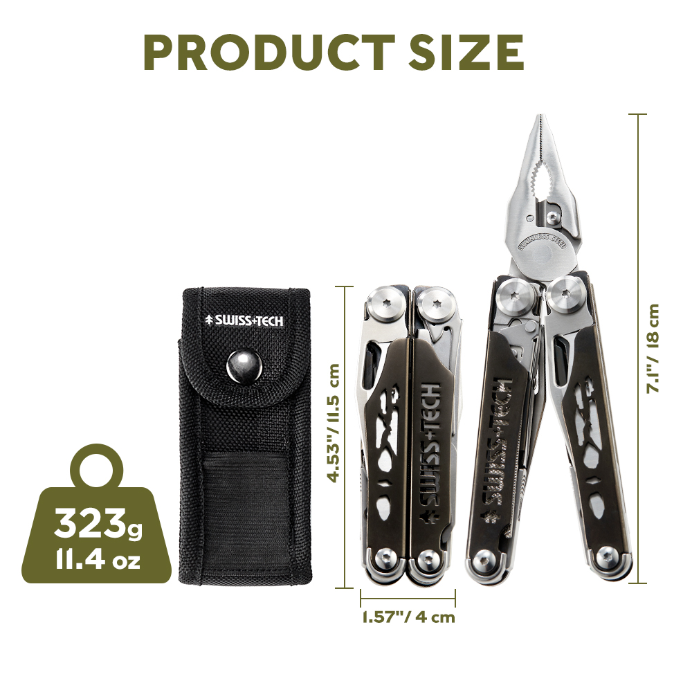 SWISS TECH Pinza pieghevole mu - Edc Carry Knife recensione e prezzo